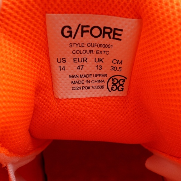 SLD NEW Size 14 Men's G/FORE G/18 Golf Shoes GUF000001-EXTC Exotic - Picture 2 of 8